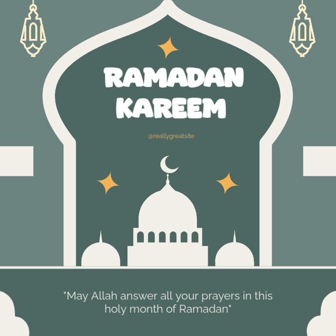 Ramadan Kareem Instagram Post template
