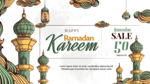Ramadan Kareem YouTube Duimnael template