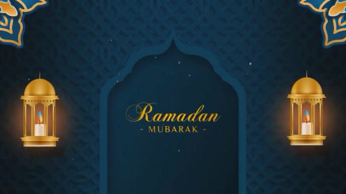 RAMADAN KAREEM Digital Display (16:9) template
