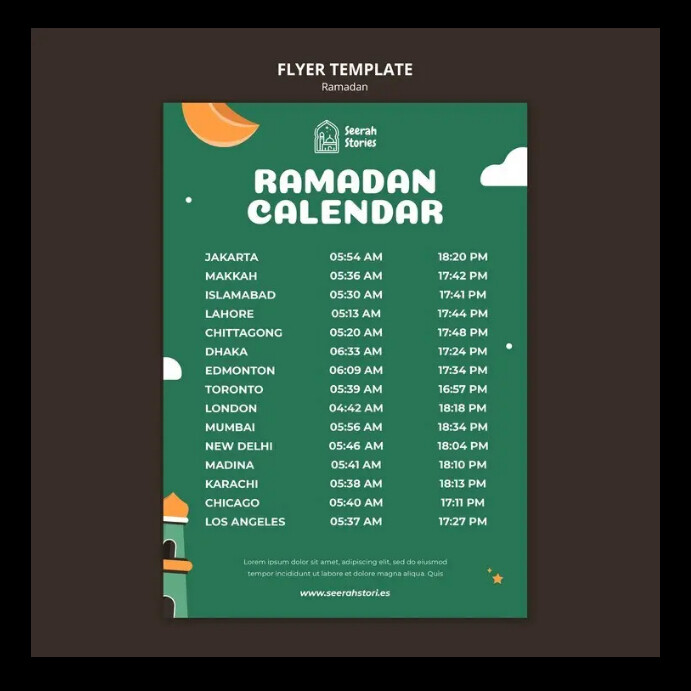 Ramadan Kareem Instagram-Beitrag template