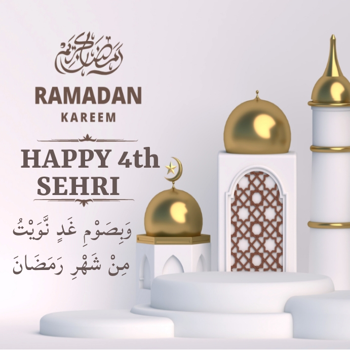 Ramadan kareem Instagram na Post template