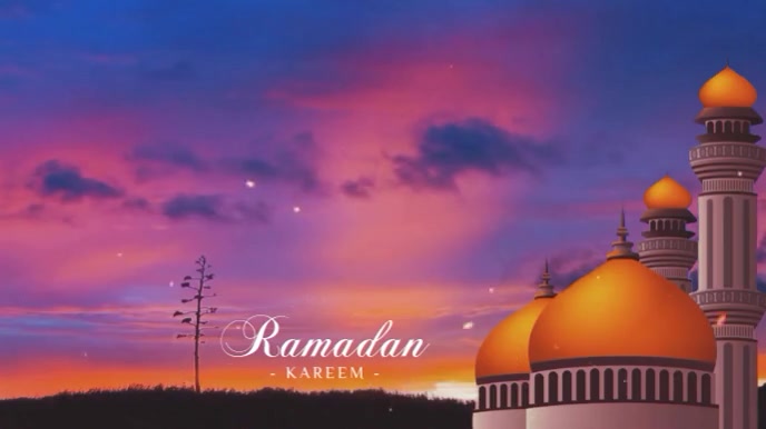 RAMADAN KAREEM Umbukiso Wedijithali (16:9) template