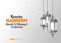 Ramadan Kareem Postcard template