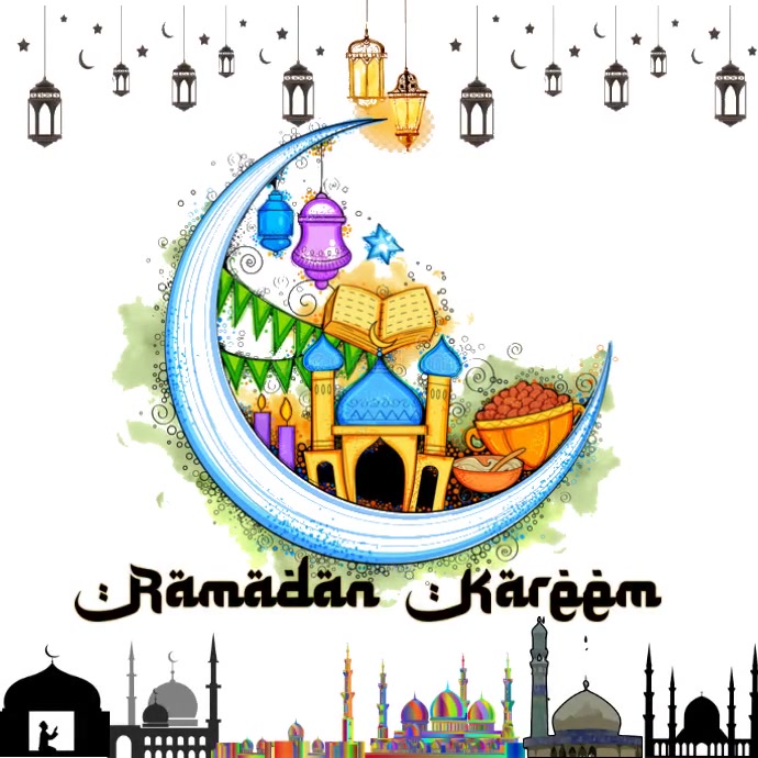 Ramadan Kareem Quadrat (1:1) template