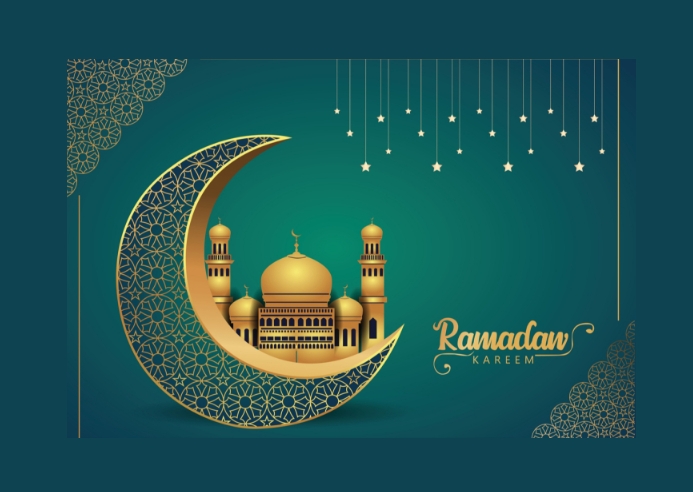 RAMADAN KAREEM 明信片 template