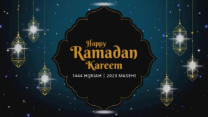 ramadan kareem Digitalt display (16:9) template