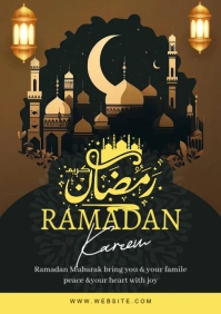 Ramadan Kareem Flyer A3 template