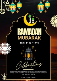 Ramadan Kareem Flyer A5 template