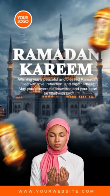 Ramadan Kareem Flyer Instagram Reel template