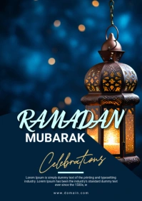 Ramadan Kareem Flyer A1 template