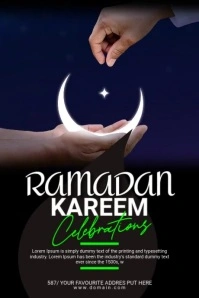 Ramadan Kareem Flyer Banner 4' × 6' template