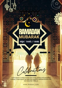 Ramadan Kareem Flyer A2 template