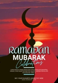 Ramadan Kareem Flyer A3 template