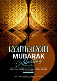 Ramadan Kareem Flyer A5 template