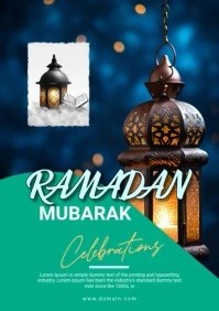 Ramadan Kareem Flyer A1 template