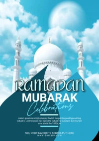 Ramadan Kareem Flyer A3 template