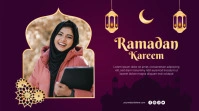 Ramadan Kareem Greetings Poster Banner Digital Display (16:9) template