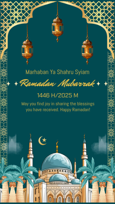 Ramadan Kareem Instagram Story Instagram-verhaal template