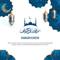 Ramadan kareem instragram post (3) Quadrado (1:1) template