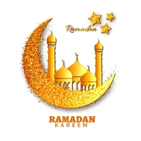 Ramadan kareem ornament Logotipo template