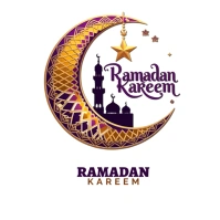 Ramadan kareem ornament Logo template