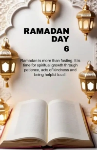 Ramadan Kareem quote Tabloid template