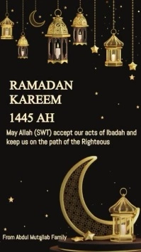 Ramadan Kareem ramadan Mubarak template Umbukiso Wedijithali (9:16)