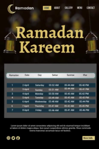 Ramadan Kareem Sabari Cartaz template