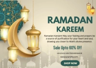 Ramadan kareem sale template A5