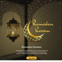 Ramadan Kareem Video Ads Instagram Post template
