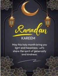 Ramadan Kareem video flyer template