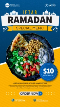 Ramadan Menu Instagram Story template