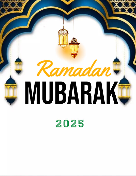 Ramadan Mubarak, happy Ramadan Template | PosterMyWall