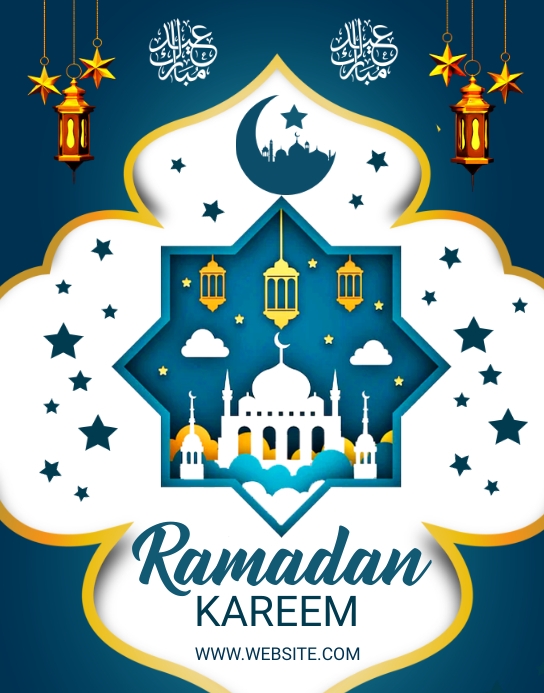 Ramadan Mubarak Template PosterMyWall
