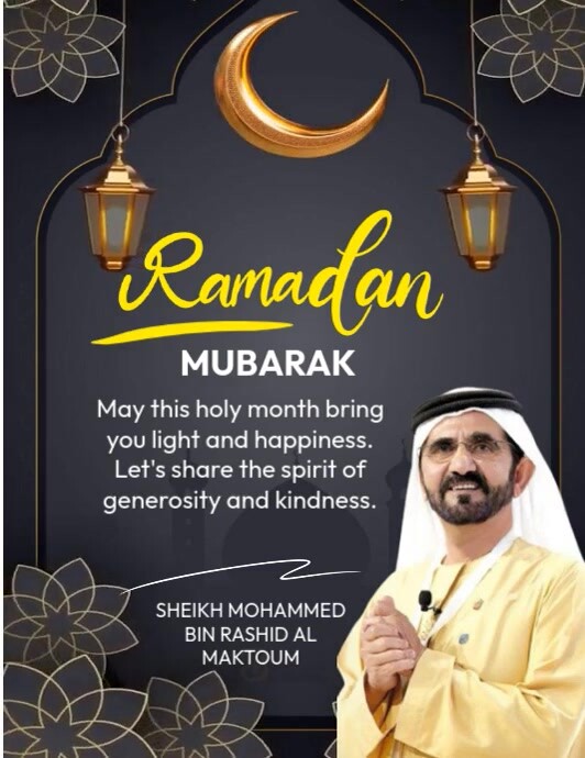Ramadan Mubarak Pamflet (VSA Brief) template
