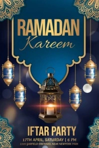 ramadan mubarak Poster template