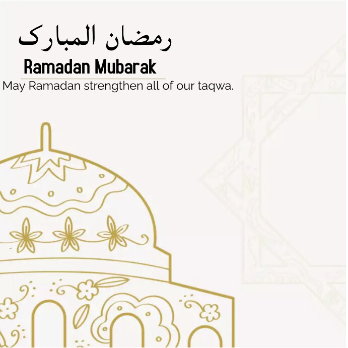 Ramadan Mubarak Instagram Post template