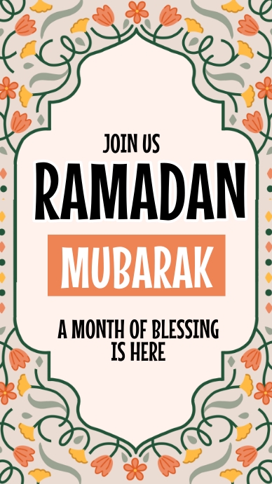 Ramadan mubarak Template | PosterMyWall