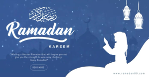 Ramadan mubarak facebook post template