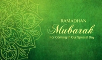 Ramadan Mubarak Gift Tags template