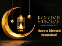 RAMADAN MUBARAK POSTER Yard Sign template