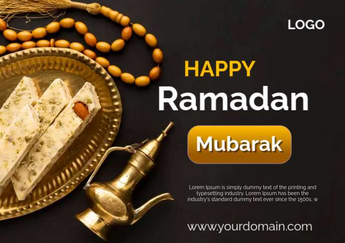Ramadan Mubarak template | PosterMyWall