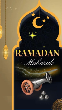 Black Ramadan Celebration งานแสดงผลงานแบบดิจิทัล Template