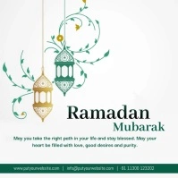 Ramadan Mubarak video Instagram-opslag template
