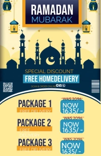 Ramadan package Tabloid template