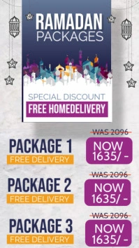 Ramadan package Affichage numérique (9:16) template