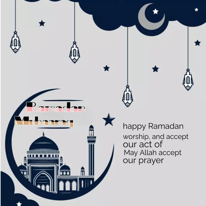 Ramadan post Template | PosterMyWall