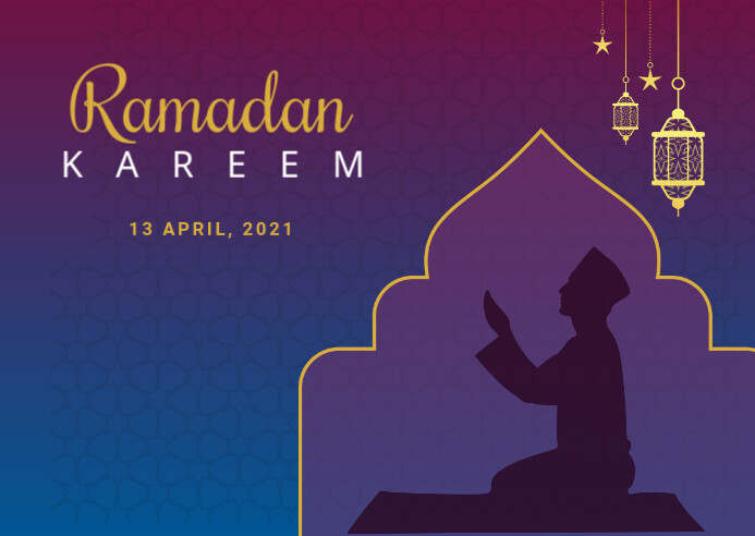 Ramadan Postcard Design Template Postermywall Ramadan Postcard Design Template Postermywall