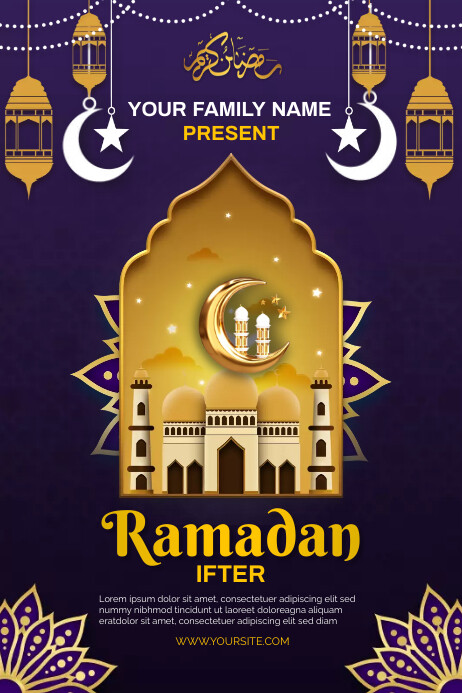 Ramadan Poster Design template