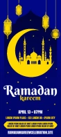 RAMADAN RACK CARD Tarjeta de estantería template